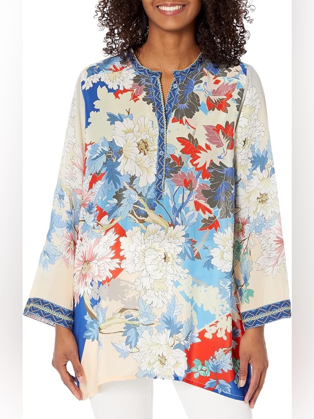 Johnny Was Floral Jessa Tunic